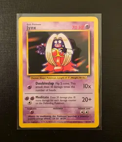 Pokemon Base Set Jynx 31/102 Vintage WOTC Rare - Image 1