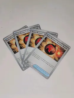 Team Rocket's Venture Bomb 179/182 x4 Destined Rivals Pokemon Playset Near Mint - Image 1