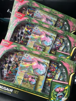 Pokemon TCG: Mega Venusaur ex Premium Collection Factory Sealed 3 Box - Image 1