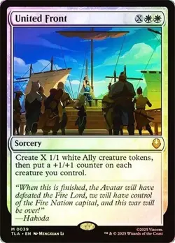 United Front [Foil] #39 Magic Avatar: The Last Airbender - Image 1