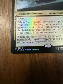 Aang, at the Crossroads - Avatar: The Last Airbender (TLA) Foil - Image 2