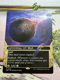MTG #0006 Cathedral of War - Borderless (EOS) Stellar Sights - Image 5