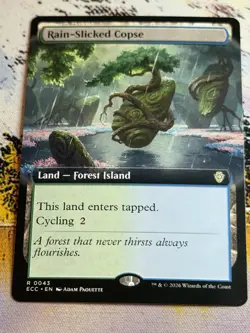 Rain-Slicked Copse (Extended Art) - 43 / English / Near Mint MTG - Image 2