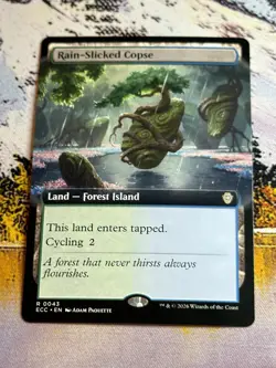 Rain-Slicked Copse (Extended Art) - 43 / English / Near Mint MTG - Image 5
