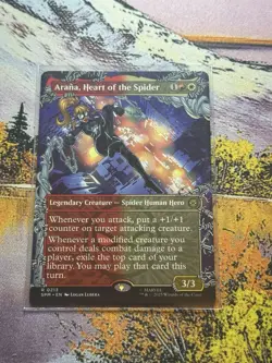 MTG - Arana, Heart of the Spider - Borderless - SPM 213 - Non Foil - NM - Image 1