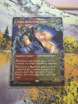 MTG - Arana, Heart of the Spider - Borderless - SPM 213 - Non Foil - NM - Image 3