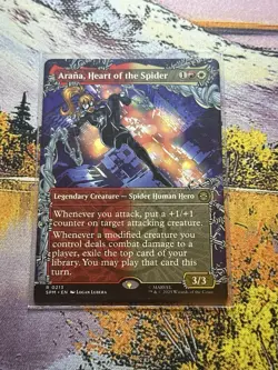MTG - Arana, Heart of the Spider - Borderless - SPM 213 - Non Foil - NM - Image 5