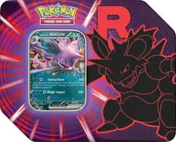 Pokemon TCG - Team Rocket Tin: Team Rocket's Nidoking ex - Image 1