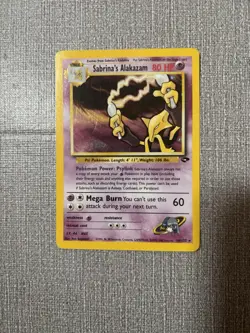 Pokemon Sabrina's Alakazam 16/132 Gym Challenge Holo Beautiful Condition - Image 1