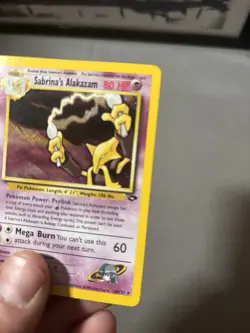 Pokemon Sabrina's Alakazam 16/132 Gym Challenge Holo Beautiful Condition - Image 2