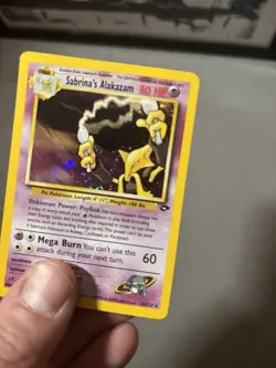 Pokemon Sabrina's Alakazam 16/132 Gym Challenge Holo Beautiful Condition - Image 3