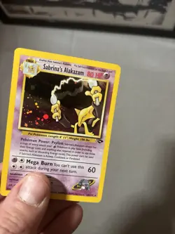 Pokemon Sabrina's Alakazam 16/132 Gym Challenge Holo Beautiful Condition - Image 5
