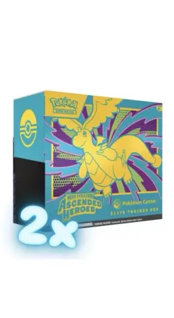 Pokemon Center Ascended Heroes PC ETB (PRESALE) LOT OF 2 (READ DESCRIPTION) - Image 1
