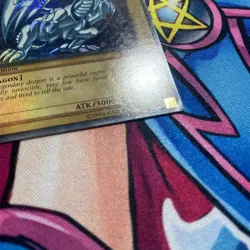 Yugioh! 2002 Blue Eyes White Dragon SDK-001 1st Edition Ultra Rare MP - Image 4