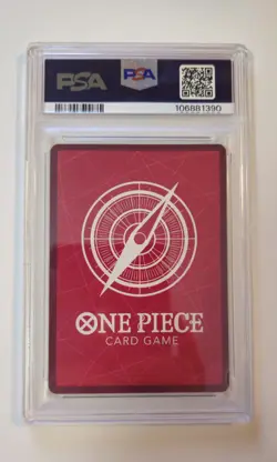 One Piece TCG Charlotte Pudding OP08-058 Leader Alternate Art PSA 10 - Image 2