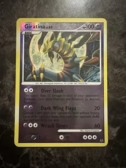 Pokemon Giratina 10/127 Platinum Reverse Holo Rare HP100 Card Pokemon TCG - Image 1