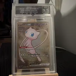 Mew ex Metal 205/165 Ace 9 151 Gold Full Art Graded Pokemon Card Secret Rare ENG - Image 1