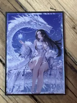 One Piece CCG Goddess Boa Hancock Metal Card - White Dragon /20 - Image 1
