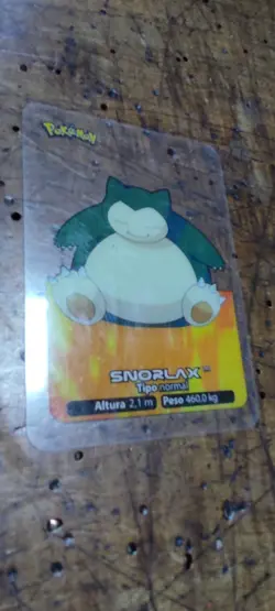 Snorlax 143 Pokemon Lamincards Edibas - ESP - EXC - Image 1