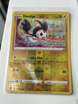 Emolga 054/195 Reverse Holo 2022 Pokemon Silver Tempest - Image 1