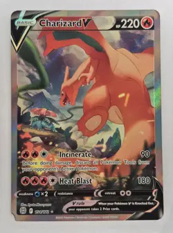 Pokemon TCG Charizard V Sword & Shield: Brilliant Stars 154/172 Holo Alt MP ! - Image 1
