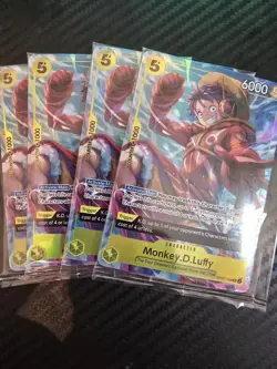 Monkey.D.Luffy Illustration Box Vol.3 OP07-109 One Piece Promotion Cards Sealed - Image 1