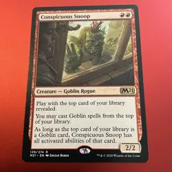 MTG 1x Conspicuous Snoop # 139 Core Set 2021 M21 Magic the Gathering Card x1 NM - Image 2