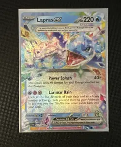 Pokemon Card - Lapras ex 032/142 - Stellar Crown - Double Rare - Image 1