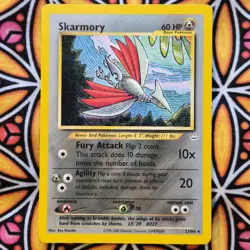 SKARMORY 23/64 Neo Revelation Rare Unlimited WOTC Pokemon Card - Image 1
