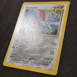 SKARMORY 23/64 Neo Revelation Rare Unlimited WOTC Pokemon Card - Image 2