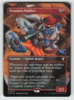 Treasure Nabber (Borderless) *Non-Foil* CMM 645 NM - Image 1