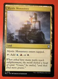 MTG, MAGIC, MYSTIC MONASTERY, 0318, BLC, REGULAR, UNCOMMON, NM - Image 1