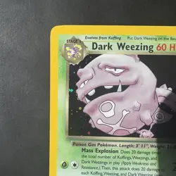 Pokemon Vintage Holo Dark Weezing 14/82 Team Rocket WotC 2000 - Image 2