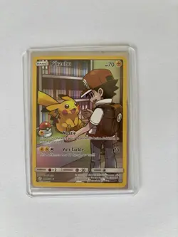 Pokemon TCG – Pikachu Secret Rare Holo – Cosmic Eclipse 241/236 – Near Mint - Image 2