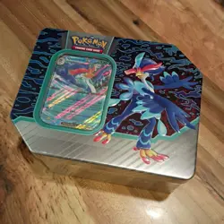 Pokemon TCG Paldea Partners Tin Quaquaval ex Booster Packs Sealed - Image 1