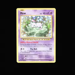 Pokemon TCG Mew 53/108 XY Evolutions Holo Rare Basic 2016 - Image 1
