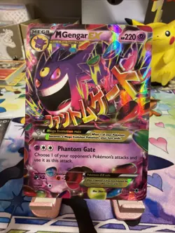 Pokemon M Gengar EX 35/119 XY Phantom Forces Ultra Rare Full Art Holo MINT!! - Image 1