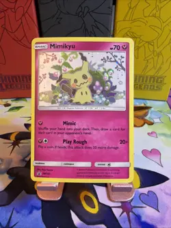 Mimikyu SM163 Holo Black Star Promo Pokemon 2019 Sun & Moon - Image 1