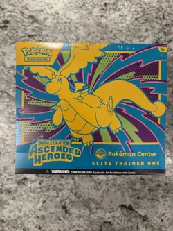Pokemon Mega Evolution Ascended Heroes Pokemon Center ETB In Hand - Image 1