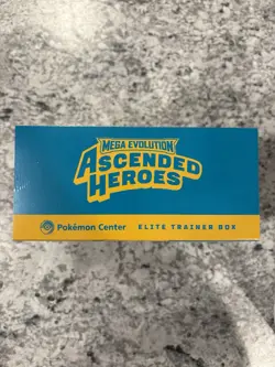 Pokemon Mega Evolution Ascended Heroes Pokemon Center ETB In Hand - Image 3