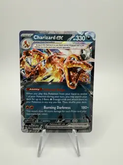 Pokemon TCG Charizard EX 125/197 Double Rare Holo SV03 Obsidian Flames - Image 1