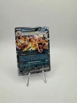 Pokemon TCG Charizard EX 125/197 Double Rare Holo SV03 Obsidian Flames - Image 2