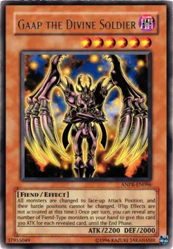 Yugioh Gaap the Divine Soldier ANPR-EN096 Rare Unlimited Edition VLP - Image 1