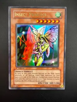 Yu-Gi-Oh! TCG - Insect Princess IOC-080 1st Edition - Invasions of Chaos - Image 1