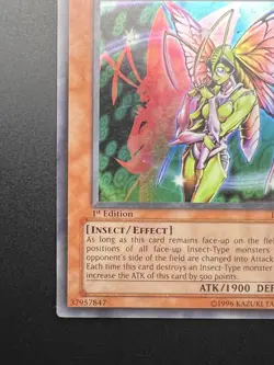 Yu-Gi-Oh! TCG - Insect Princess IOC-080 1st Edition - Invasions of Chaos - Image 5