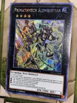 YuGiOh PRIMATHMECH ALEMBERTIAN Secret Rare MYFI-EN040 - Image 1