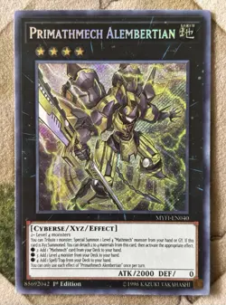 YuGiOh PRIMATHMECH ALEMBERTIAN Secret Rare MYFI-EN040 - Image 2