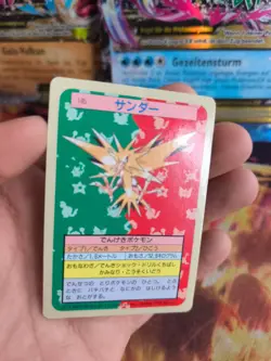 Pokemon Karte Card Topsun 1995 blue back bandai japanese Zapdos VG- - Image 2