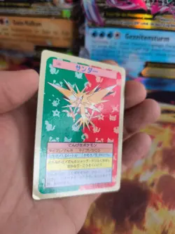 Pokemon Karte Card Topsun 1995 blue back bandai japanese Zapdos VG- - Image 5