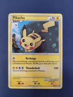 LP/NM Pikachu HGSS03 Pokemon TCG: 2010 HGSS Black Star Promo - Image 1